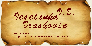 Veselinka Drašković vizit kartica